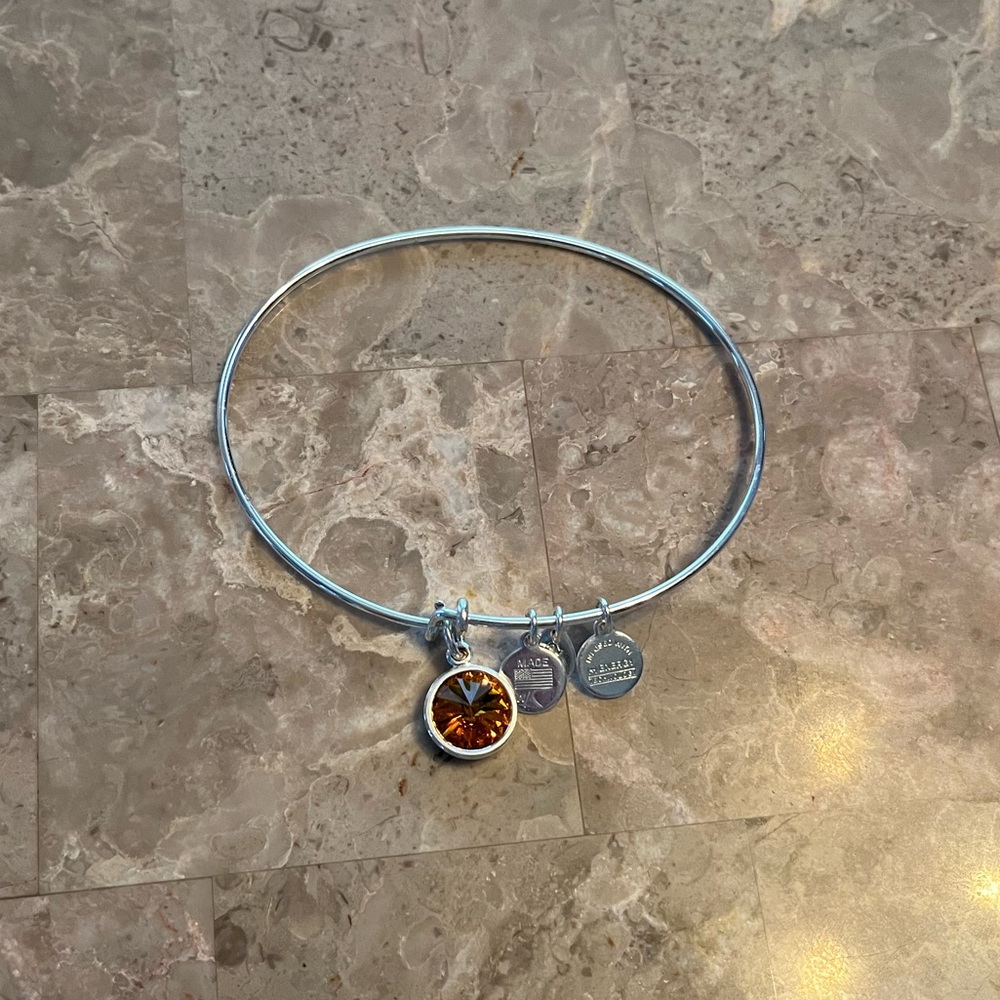 November birthstone Alex and Ani Bracelet